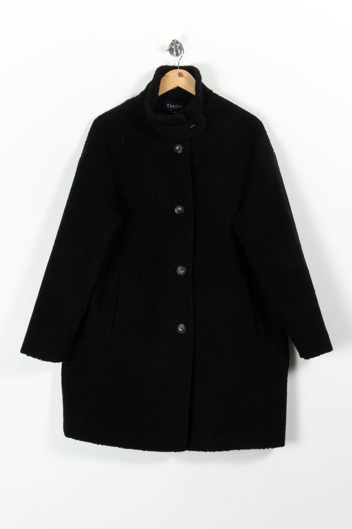 Manteau Noir - Taille XXL/44 de la marque Caroll | PARAD96471 - Vendu par Paradigme - Image 2