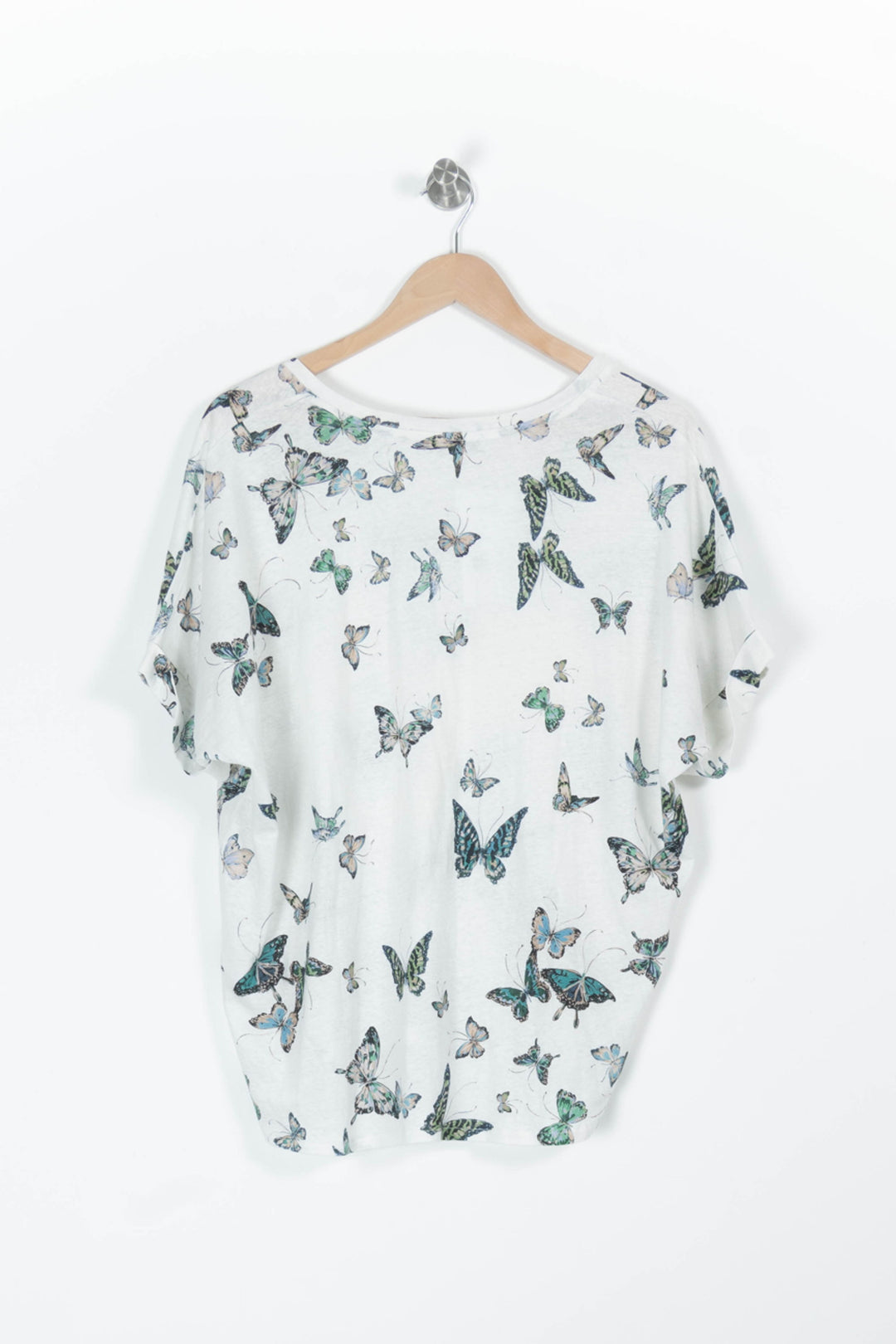 Tee-shirt blanc et vert - Taille XL/42 de la marque Gerard Darel | PARAD96480 - Vendu par Paradigme - Image 4