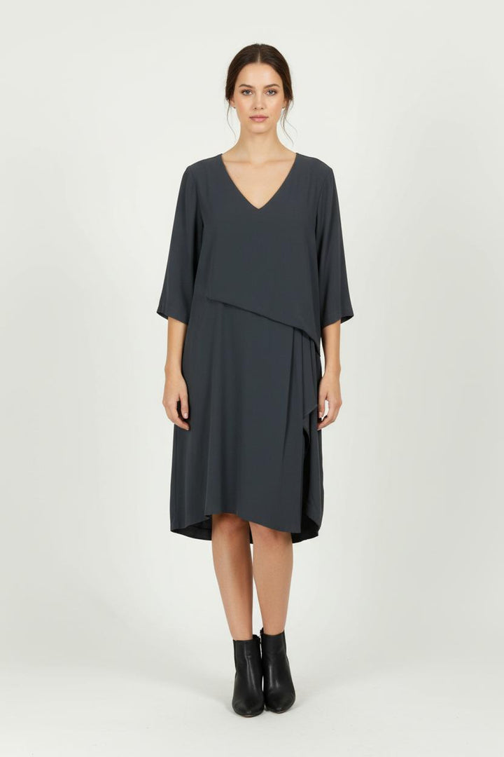 Robe Midi Grise - Taille XXXL/46 de la marque Gerard Darel | PARAD96482 - Vendu par Paradigme - Image 1