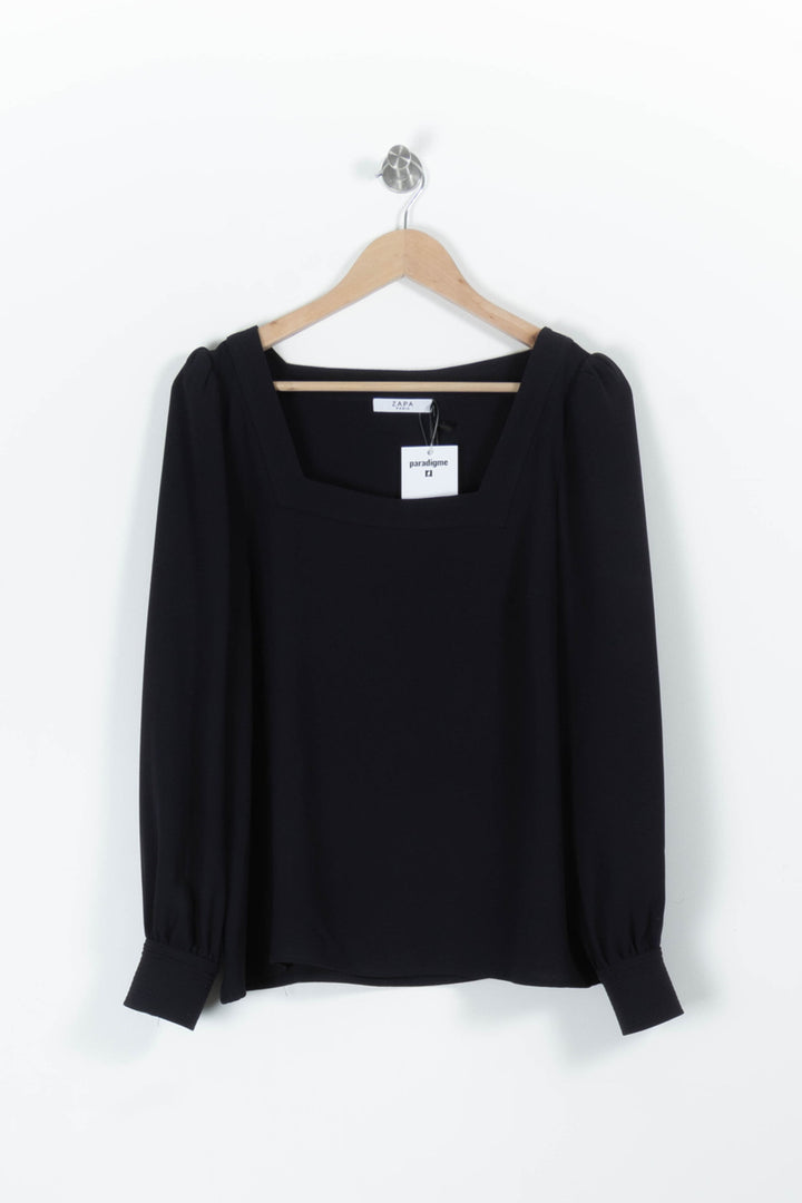 Blouse Bleue - Taille L/40 de la marque ZAPA | PARAD96484 - Vendu par Paradigme - Image 2