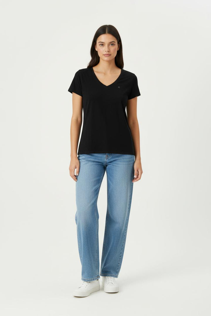 Tee-shirt Noir - Taille S/36 de la marque Sud express | PARAD96492 - Vendu par Paradigme - Image 1