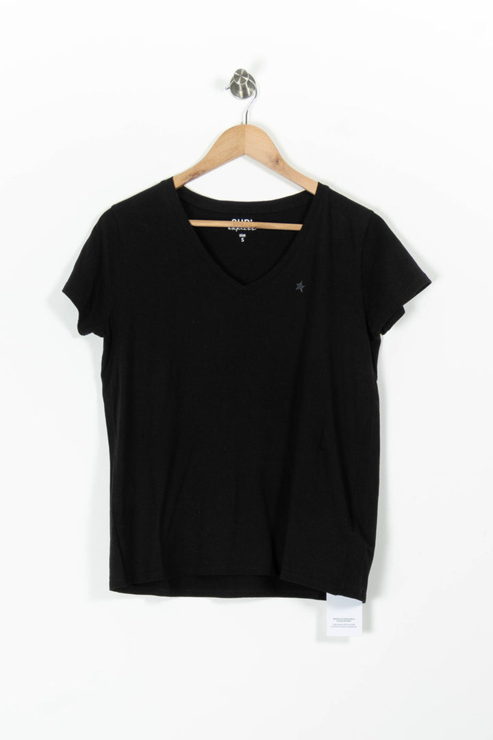 Tee-shirt Noir - Taille S/36 de la marque Sud express | PARAD96492 - Vendu par Paradigme - Image 2