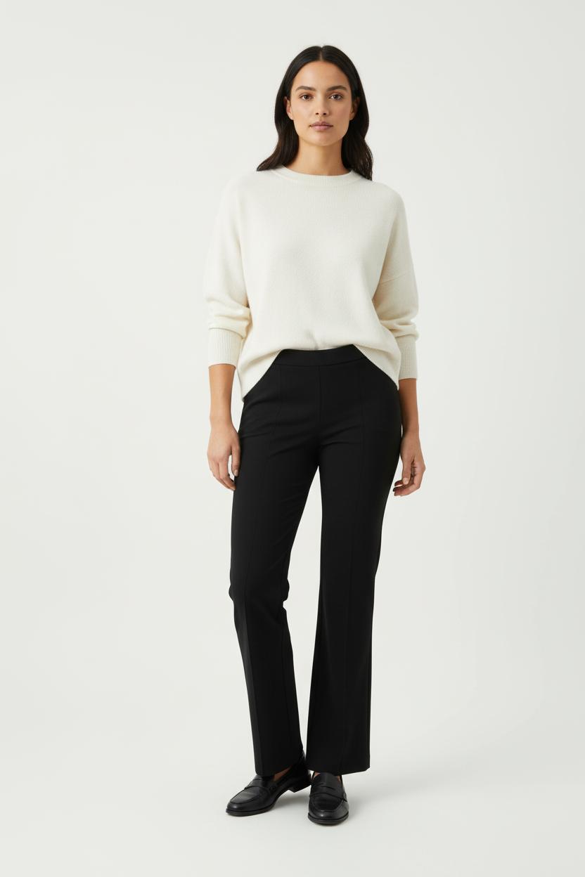 Pantalon Évasé Noir - Taille M/38 de la marque La Fée Maraboutée | PARAD96499 - Vendu par Paradigme - Image 1