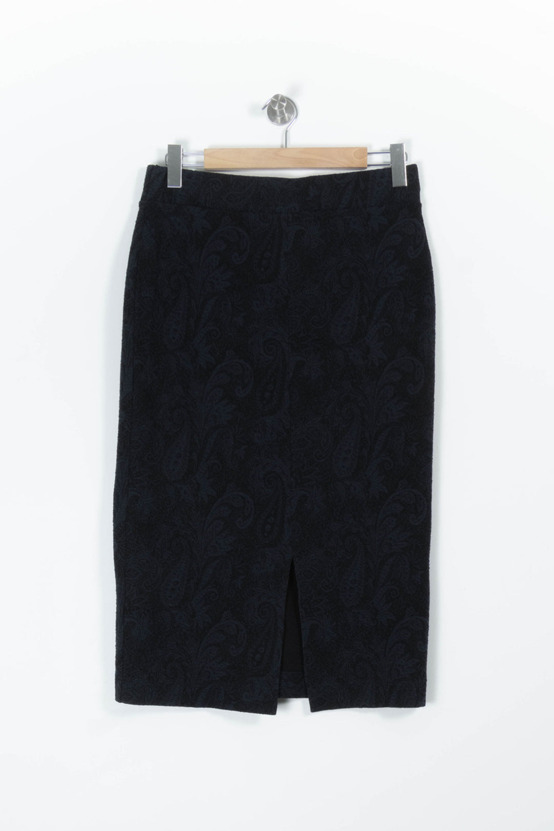 Jupe Droite Bleue - Taille XL/42 de la marque La Fée Maraboutée | PARAD96502 - Vendu par Paradigme - Image 4