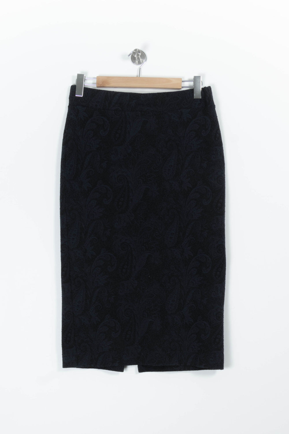 Jupe Droite Bleue - Taille XL/42 de la marque La Fée Maraboutée | PARAD96502 - Vendu par Paradigme - Image 2