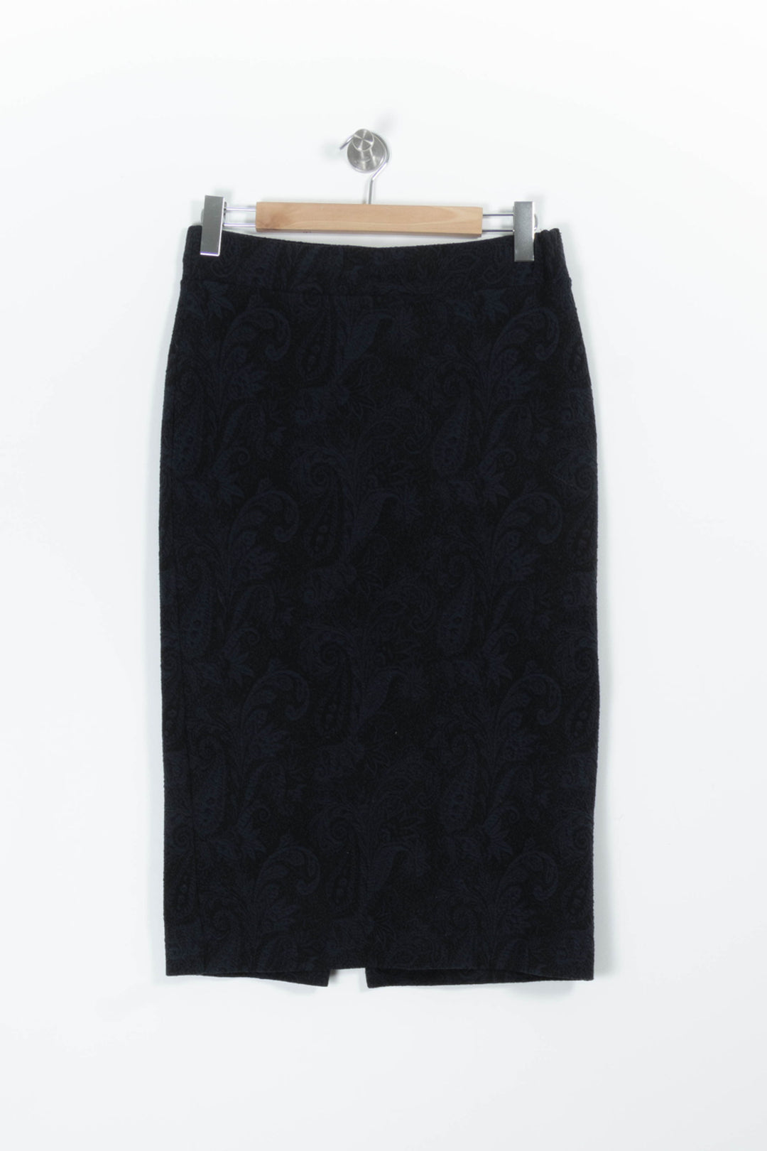 Jupe Droite Bleue - Taille XL/42 de la marque La Fée Maraboutée | PARAD96502 - Vendu par Paradigme - Image 2