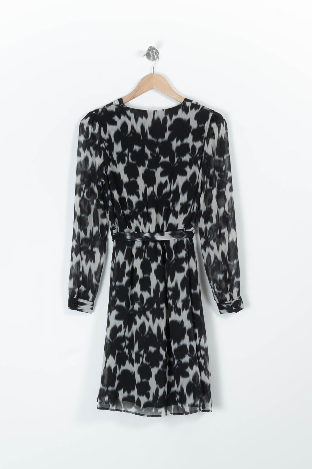 Robe portefeuille noire et blanche - Taille S/36 de la marque Sud express | PARAD96506 - Vendu par Paradigme - Image 4