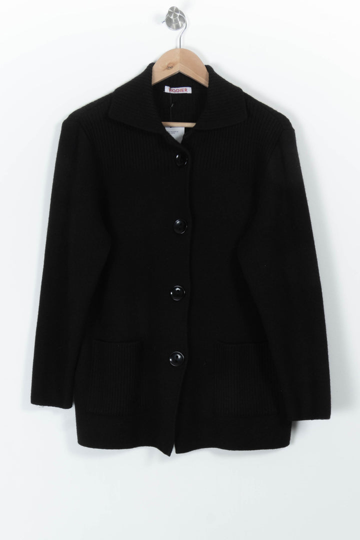 Veste en Laine Noire - Taille M/38 de la marque Rodier | PARAD96509 - Vendu par Paradigme - Image 2