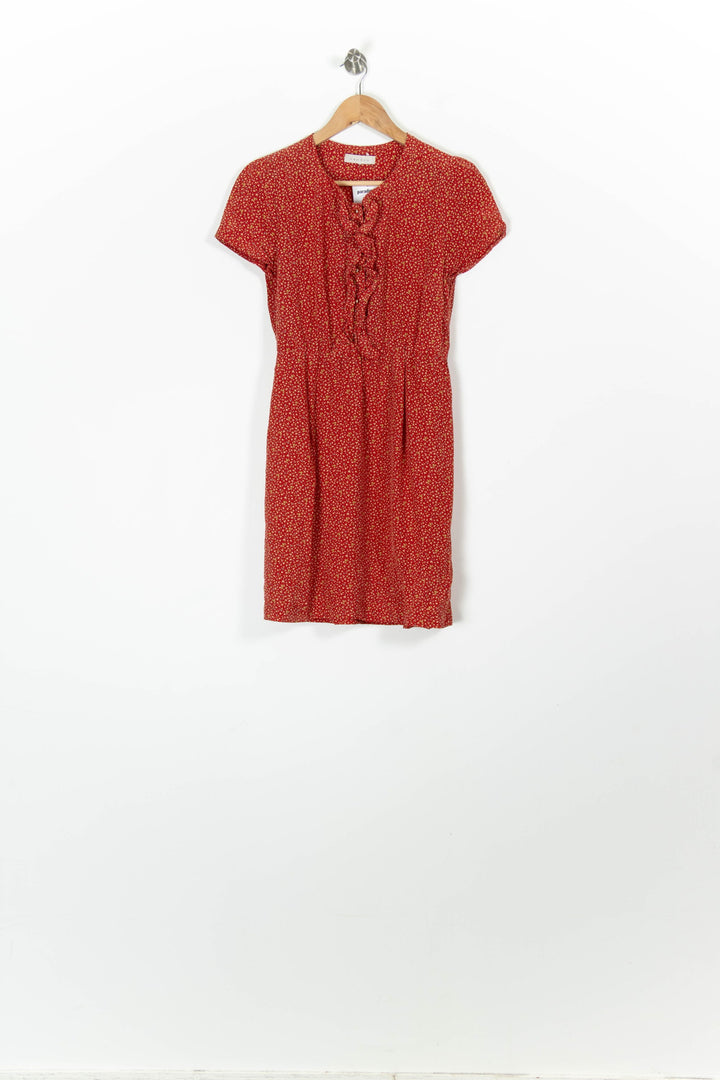 Robe Courte Rouge - Taille S/36 de la marque Sandro | PARAD96513 - Vendu par Paradigme - Image 2