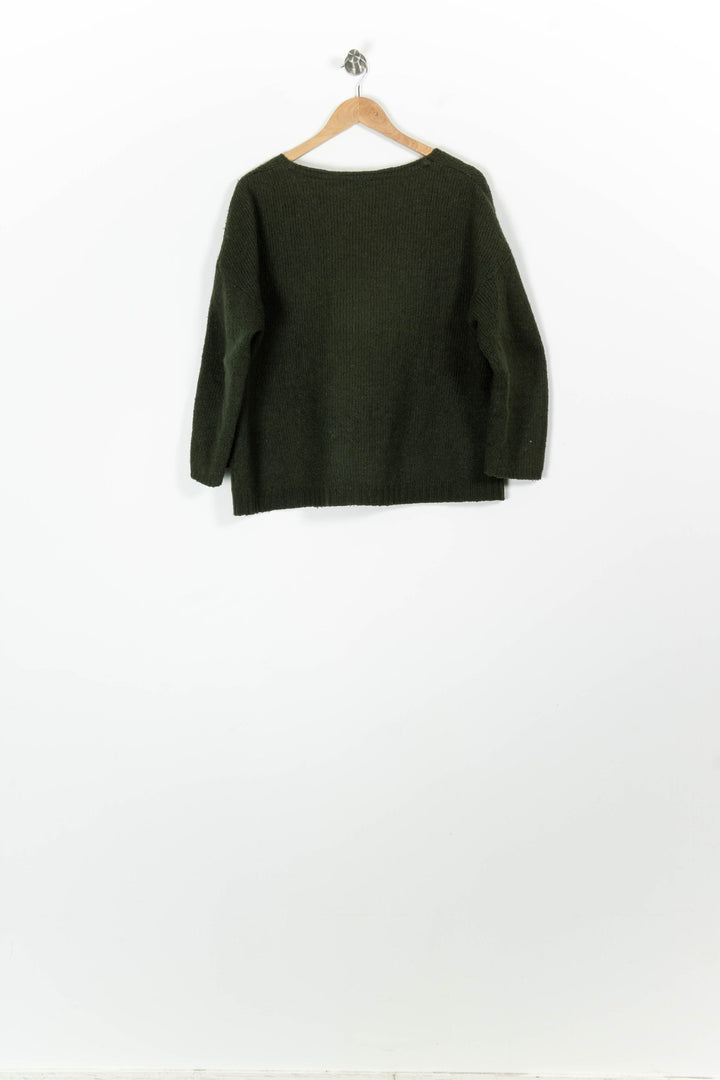 Pull Vert - Taille S/36 de la marque American Vintage | PARAD96514 - Vendu par Paradigme - Image 4