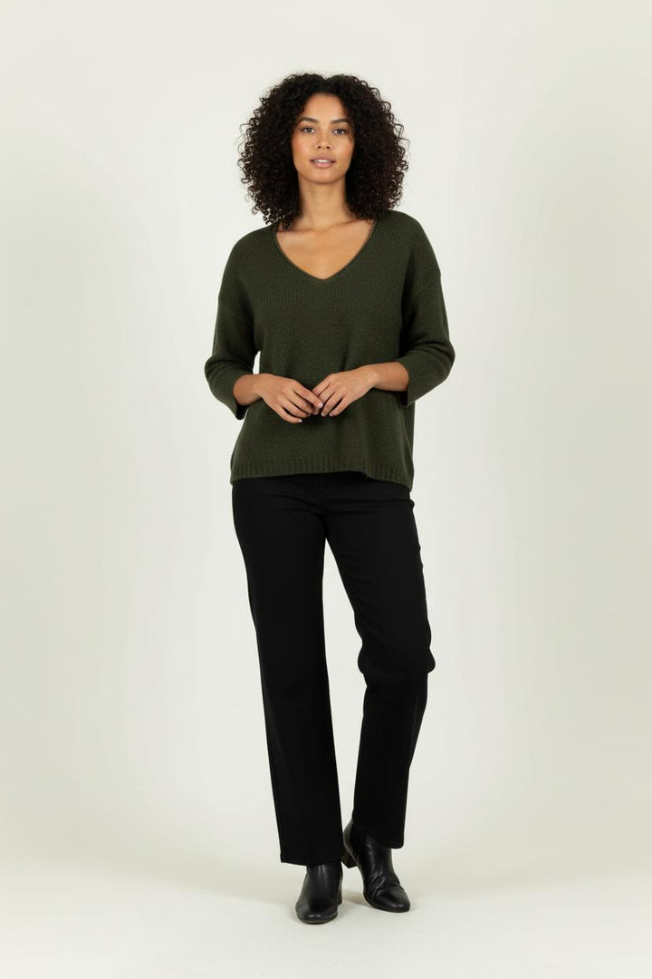 Pull Vert - Taille S/36 de la marque American Vintage | PARAD96514 - Vendu par Paradigme - Image 1