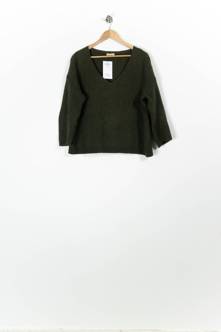 Pull Vert - Taille S/36 de la marque American Vintage | PARAD96514 - Vendu par Paradigme - Image 2