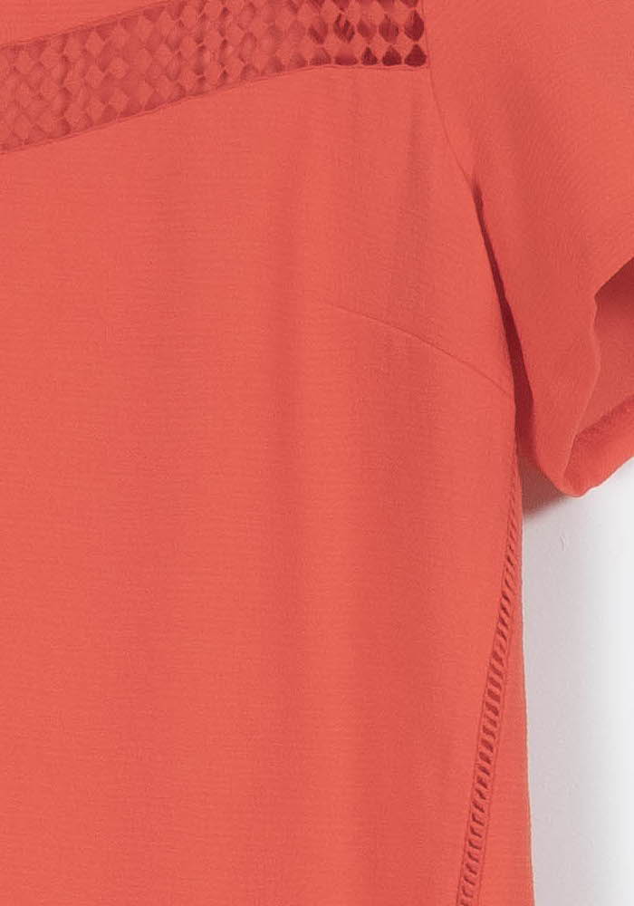 Robe Courte Rouge - Taille M/38 de la marque Suncoo | PARAD96515 - Vendu par Paradigme - Image 3