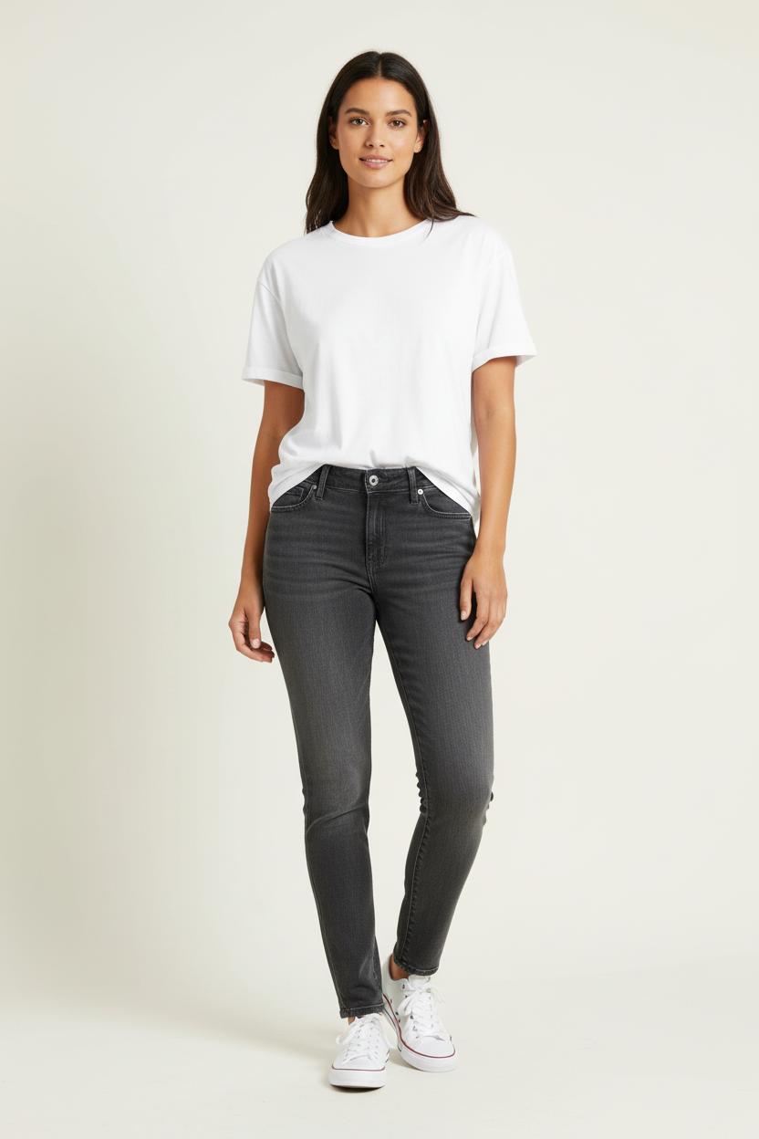 Jean Slim Gris - Taille M/38 de la marque Levi's | PARAD96518 - Vendu par Paradigme - Image 1