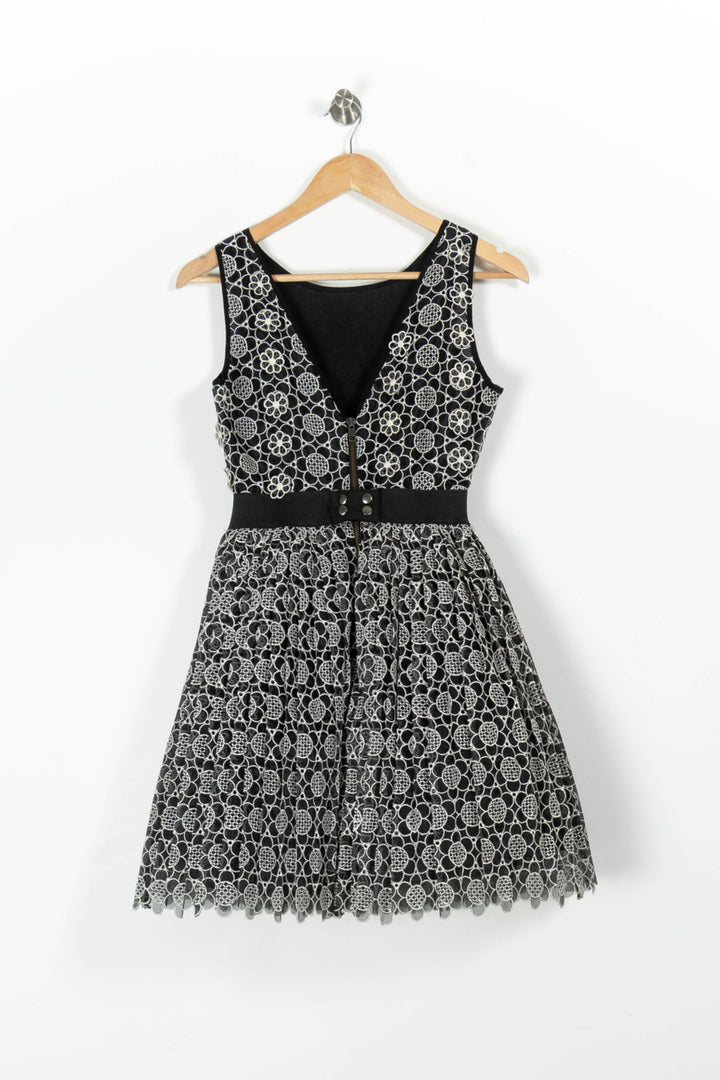Robe sans manches Noire et Blanche - Taille S/36 de la marque Manoush | PARAD96521 - Vendu par Paradigme - Image 4