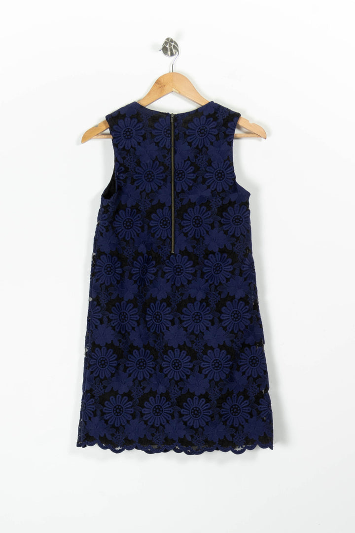 Robe Sans Manches Bleu et Noir - Taille S/36 de la marque Manoush | PARAD96522 - Vendu par Paradigme - Image 4