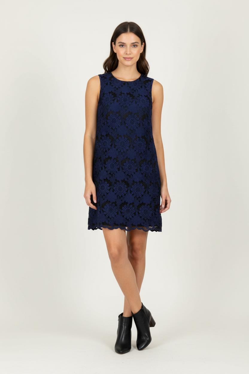 Robe Sans Manches Bleu et Noir - Taille S/36 de la marque Manoush | PARAD96522 - Vendu par Paradigme - Image 1