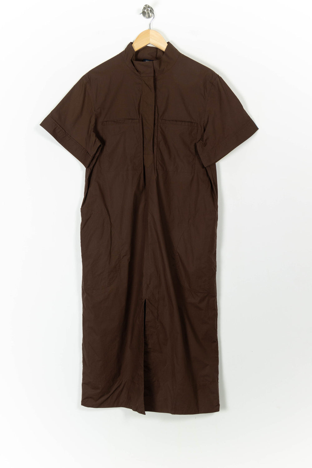 Robe Chemise Longue Marron - Taille S/36 de la marque Soeur | PARAD96524 - Vendu par Paradigme - Image 2