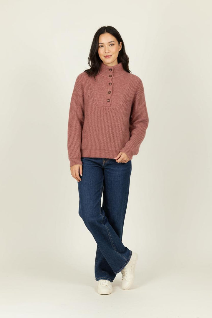 Pull Rose - Taille XS/34 de la marque Des petits hauts | PARAD96526 - Vendu par Paradigme - Image 1