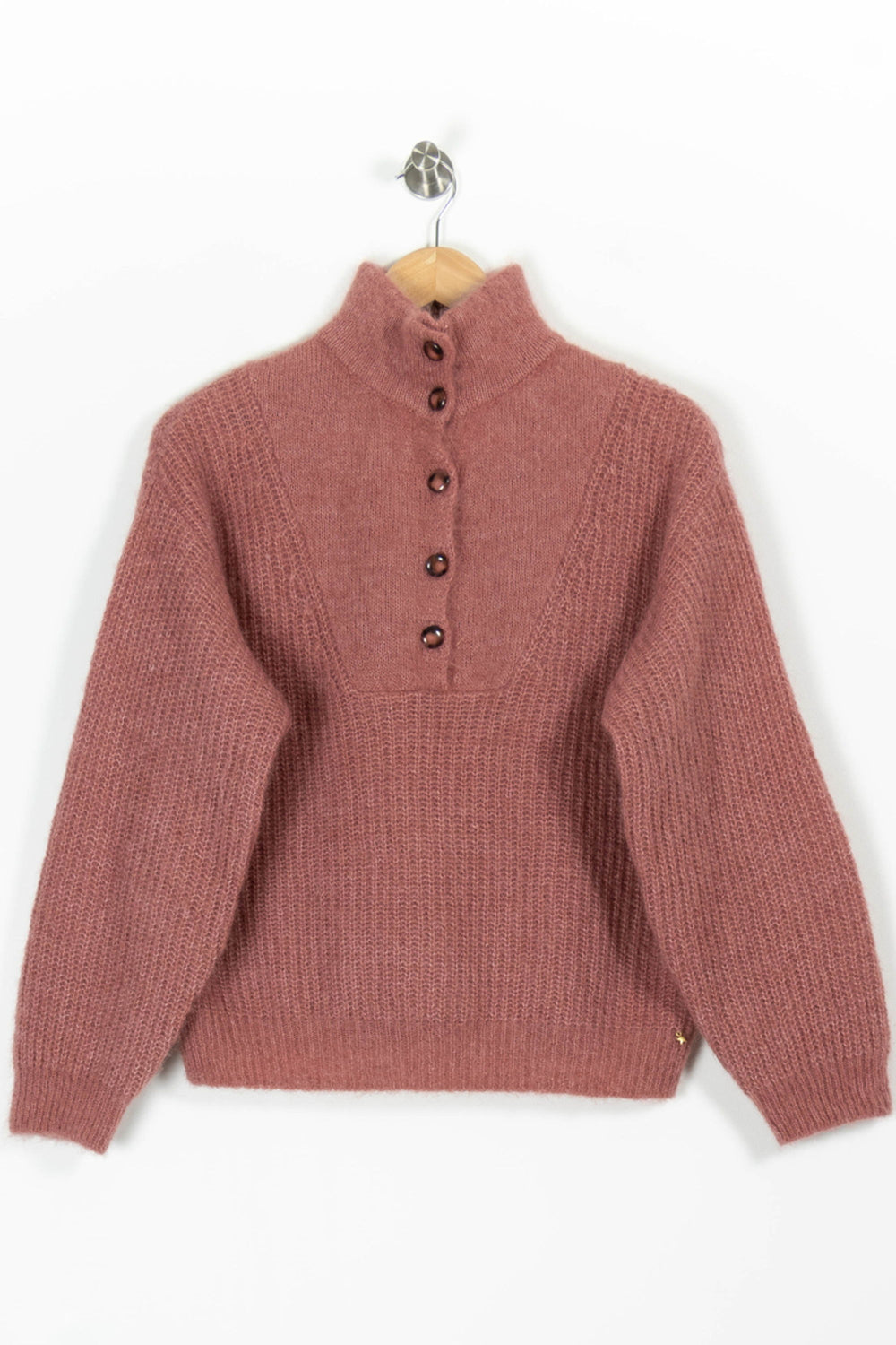 Pull Rose - Taille XS/34 de la marque Des petits hauts | PARAD96526 - Vendu par Paradigme - Image 2