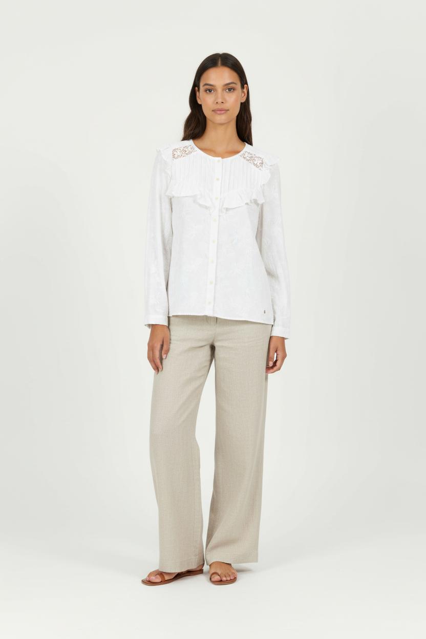 Blouse Blanche - Taille S/36 de la marque Des petits hauts | PARAD96528 - Vendu par Paradigme - Image 1