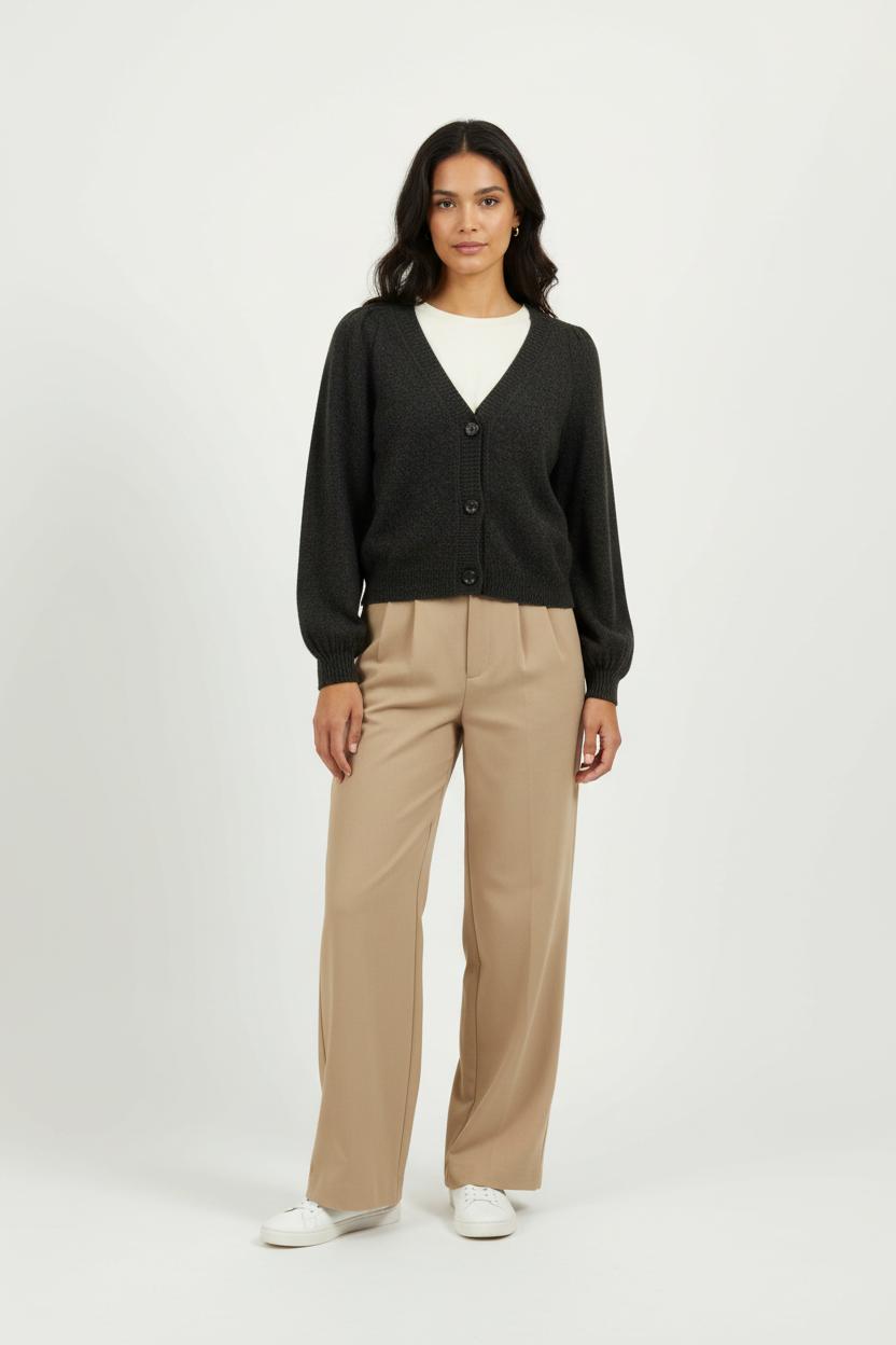 Cardigan Marron - Taille S/36 de la marque ba&sh | PARAD96534 - Vendu par Paradigme - Image 1