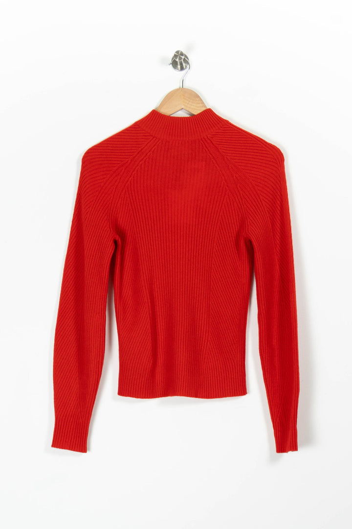Pull Rouge - Taille M/38 de la marque Eric Bompard | PARAD96535 - Vendu par Paradigme - Image 4
