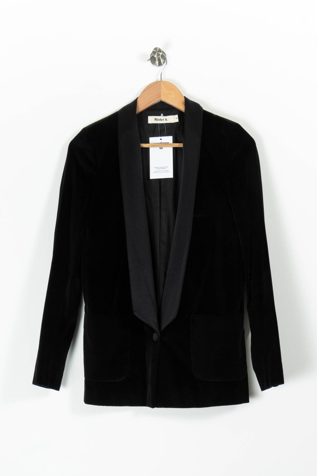 Blazer Noir - Taille XS/34 de la marque Mister K | PARAD96537 - Vendu par Paradigme - Image 2