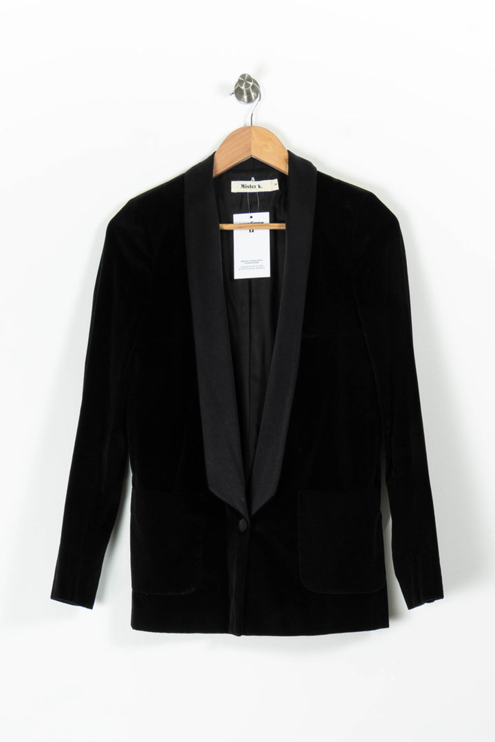 Blazer Noir - Taille XS/34 de la marque Mister K | PARAD96537 - Vendu par Paradigme - Image 2