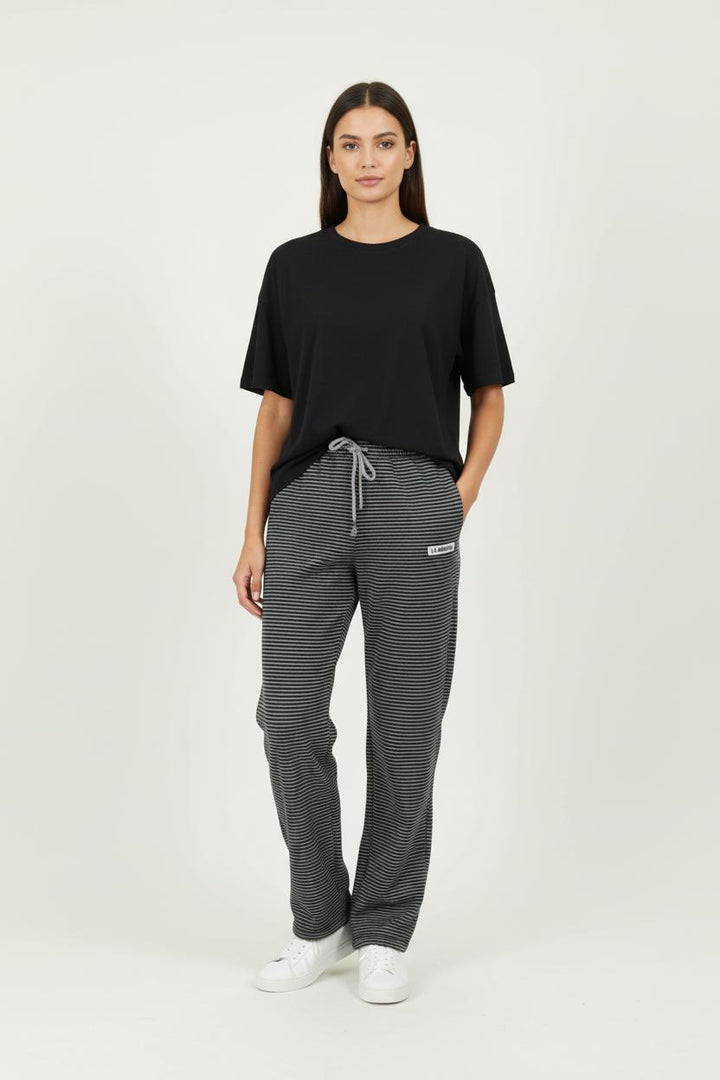 Pantalon Noir et Gris - Taille M/38 de la marque American Vintage | PARAD96541 - Vendu par Paradigme - Image 1