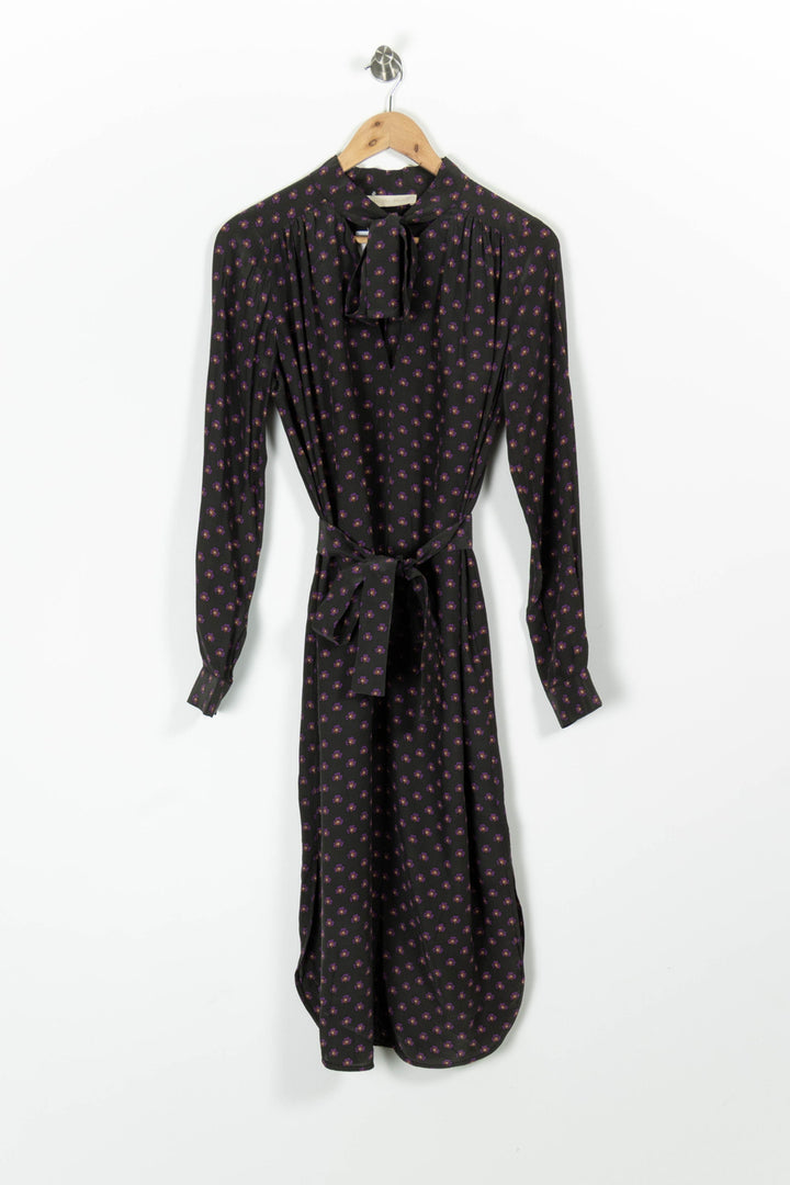 Robe Longue Noire et Violette - Taille S/36 de la marque Vanessa Bruno | PARAD96542 - Vendu par Paradigme - Image 2