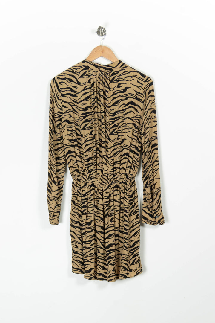 Robe Courte Beige et Noire - Taille XS/34 de la marque Zadig&Voltaire | PARAD96544 - Vendu par Paradigme - Image 4