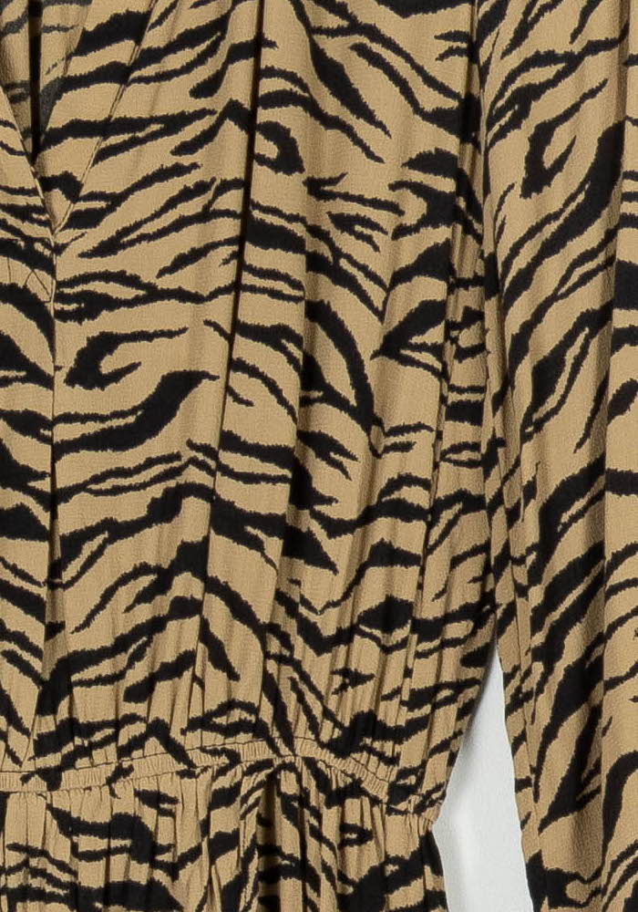 Robe Courte Beige et Noire - Taille XS/34 de la marque Zadig&Voltaire | PARAD96544 - Vendu par Paradigme - Image 3