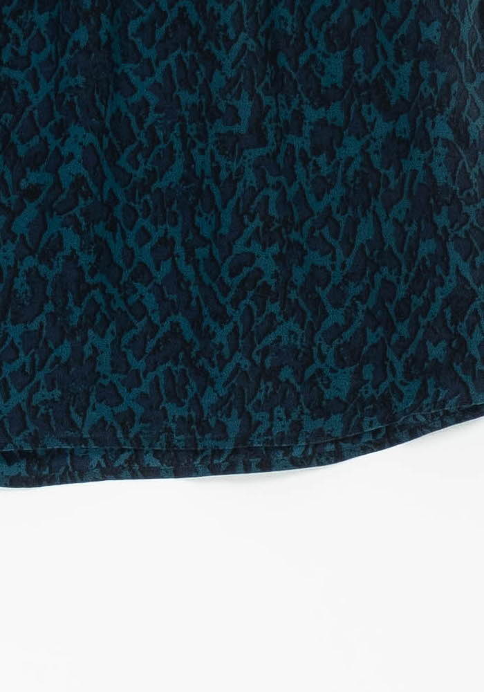 Jupe Droite Bleu et Noir - Taille M/38 de la marque Comptoir des Cotonniers | PARAD96548 - Vendu par Paradigme - Image 3