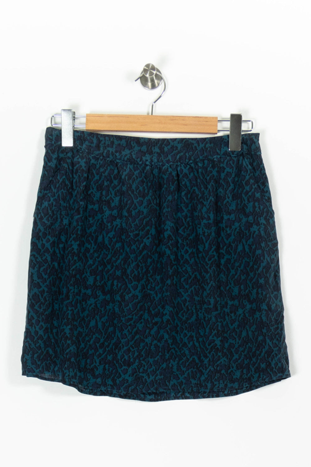 Jupe Droite Bleu et Noir - Taille M/38 de la marque Comptoir des Cotonniers | PARAD96548 - Vendu par Paradigme - Image 2