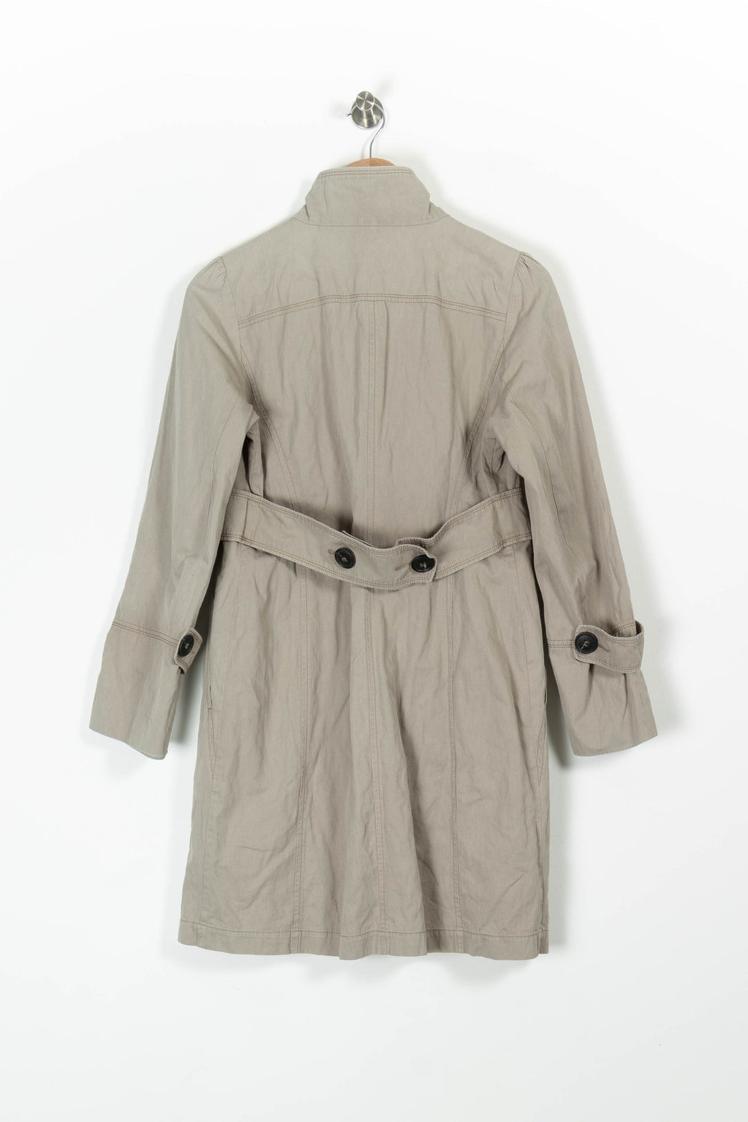 Trench Beige - Taille M/38 de la marque Comptoir des Cotonniers | PARAD96552 - Vendu par Paradigme - Image 4