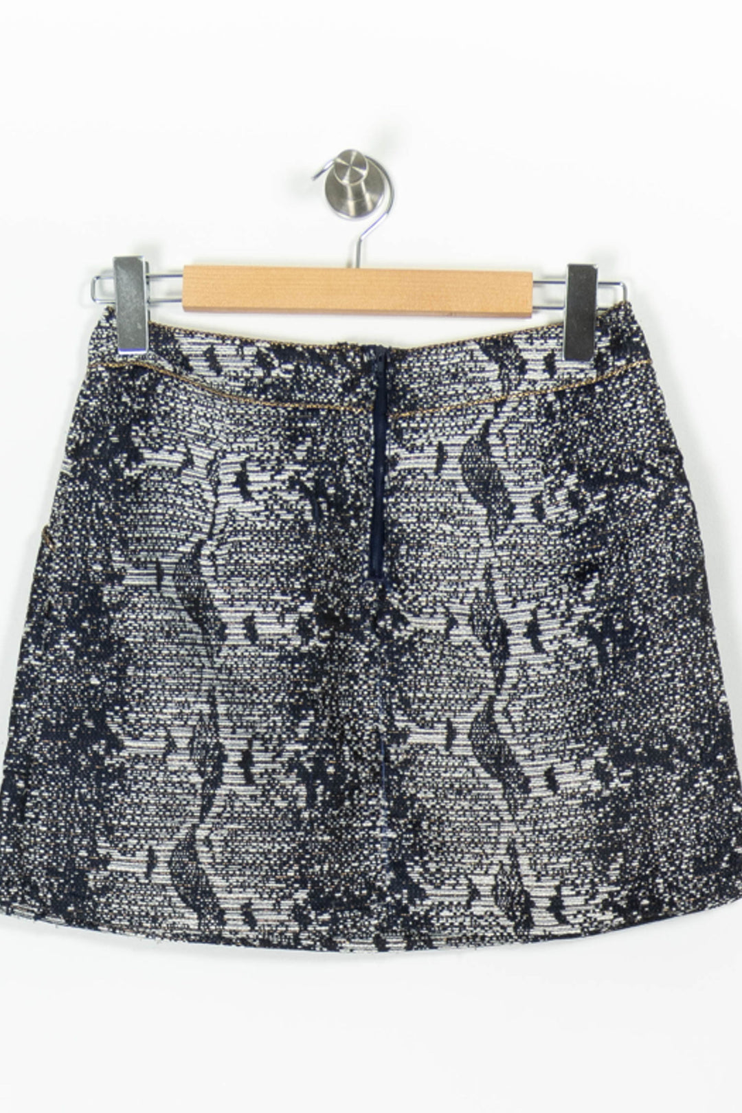 Jupe Courte Bleue et Blanche - Taille S/36 de la marque Grace & Mila | PARAD96558 - Vendu par Paradigme - Image 4