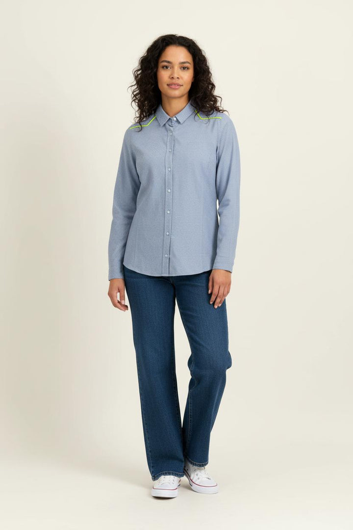 Chemise Bleue et Jaune - Taille M/38 de la marque One Step | PARAD96562 - Vendu par Paradigme - Image 1