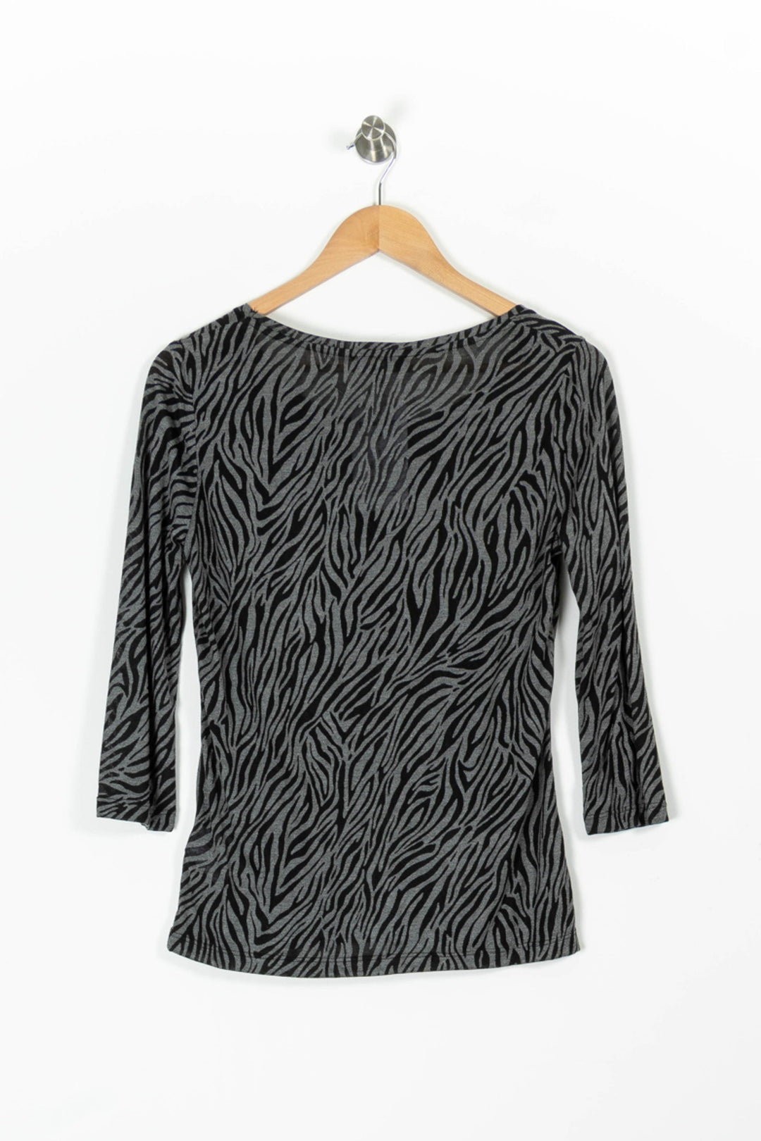 Tunique Grise et Noire - Taille L/40 de la marque Caroll | PARAD96564 - Vendu par Paradigme - Image 4