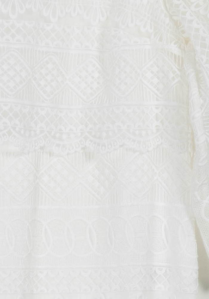 Robe Courte Blanche - Taille L/40 de la marque Sézane | PARAD96566 - Vendu par Paradigme - Image 3