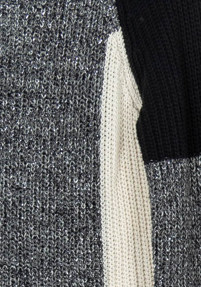 Pull Bleu et Écru - Taille M/38 de la marque Caroll | PARAD96570 - Vendu par Paradigme - Image 3