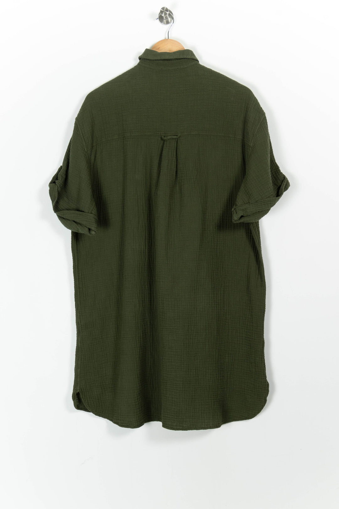 Robe Chemise Verte - Taille S/36 de la marque Sézane | PARAD96574 - Vendu par Paradigme - Image 4