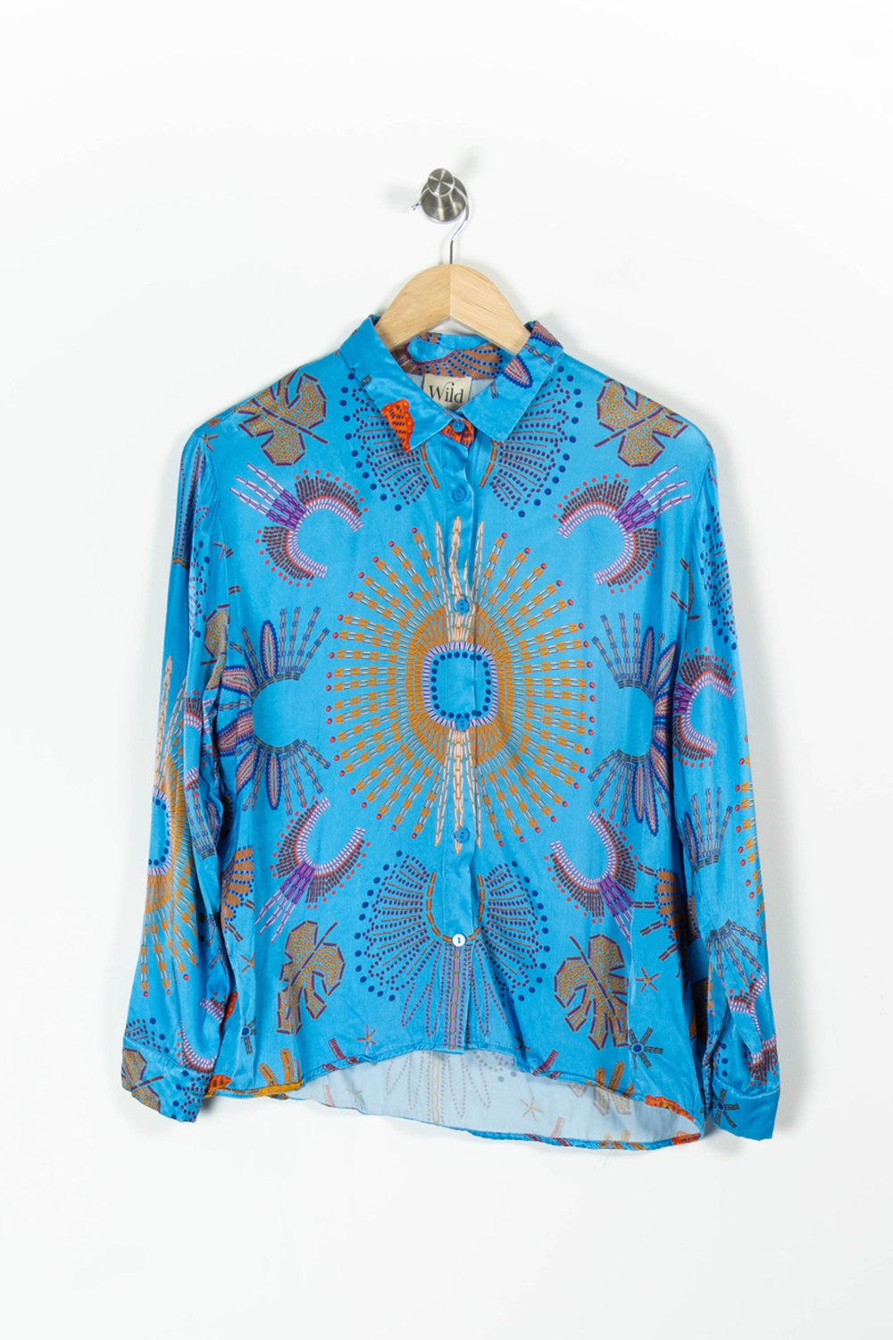 Chemise Bleue et Orange - Taille S/36 de la marque Wild | PARAD96575 - Vendu par Paradigme - Image 2