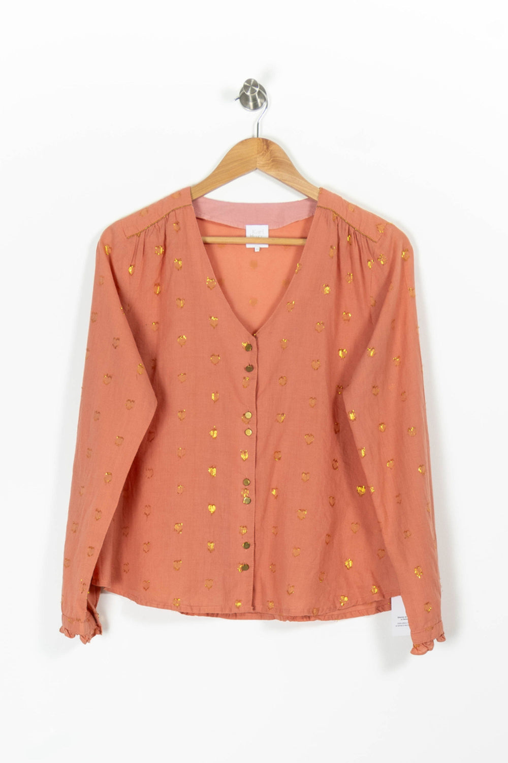 Blouse Orange et Doré - Taille M/38 de la marque Karl Marc John | PARAD96583 - Vendu par Paradigme - Image 2