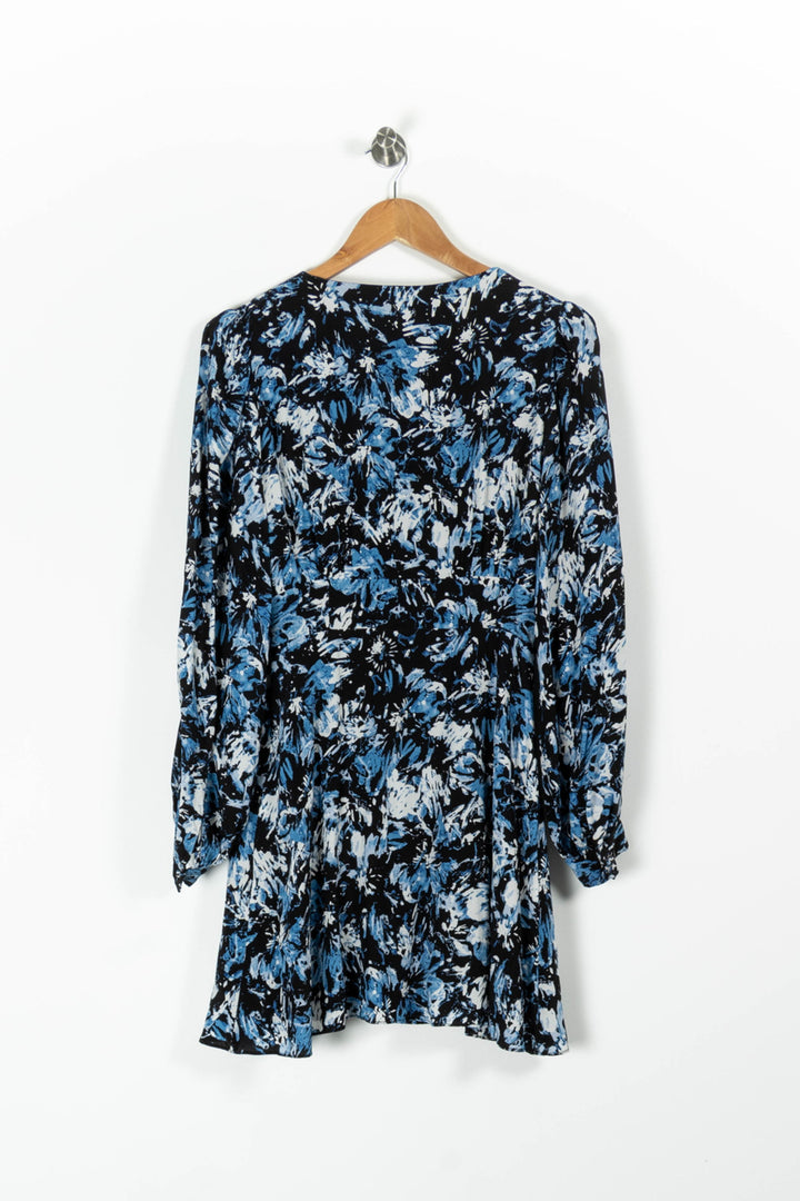 Robe Courte Noire et Bleue - Taille L/40 de la marque The Kooples | PARAD96585 - Vendu par Paradigme - Image 4