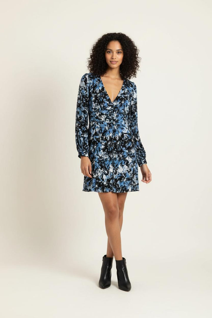 Robe Courte Noire et Bleue - Taille L/40 de la marque The Kooples | PARAD96585 - Vendu par Paradigme - Image 1