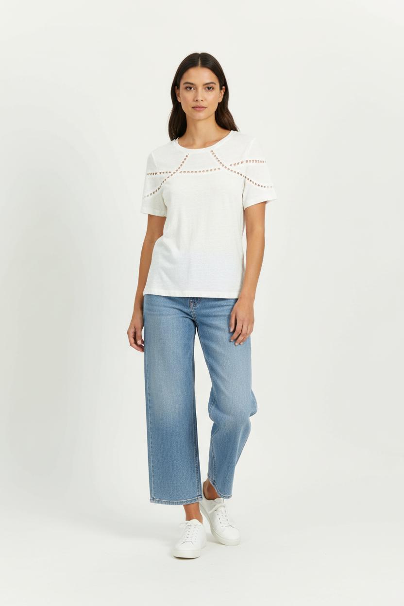 Tee-shirt Beige - Taille S/36 de la marque Maje | PARAD96598 - Vendu par Paradigme - Image 1