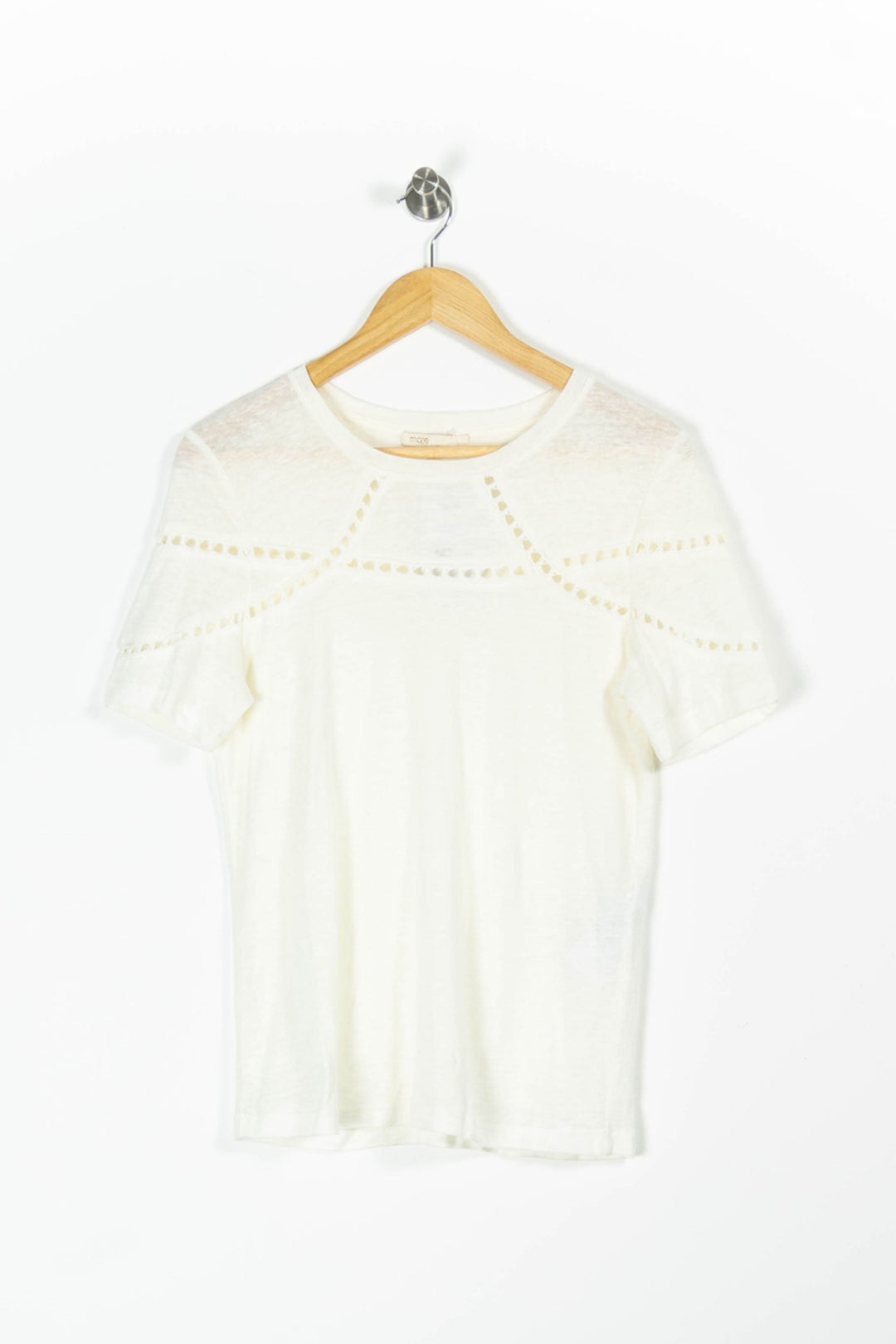 Tee-shirt Beige - Taille S/36 de la marque Maje | PARAD96598 - Vendu par Paradigme - Image 2