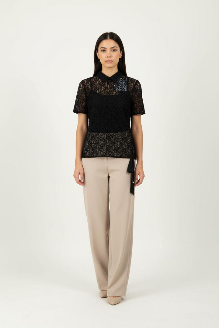 Chemise Noire - Taille S/36 de la marque The Kooples | PARAD96599 - Vendu par Paradigme - Image 1