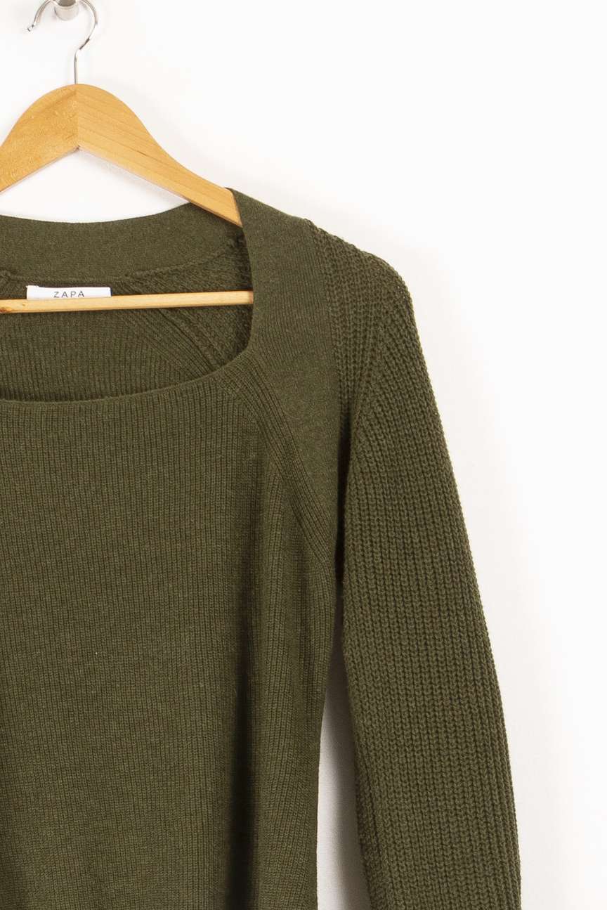 Pull vert - Taille S/36